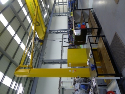 Rossendale 500kg capacity floor mounted pillar jib crane with Yale 500kg capacity electric chain hoist and pendant controls s/n 2617 (2018) - 5