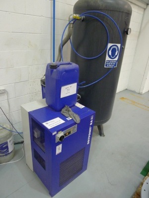 Almig Variable 34 air compressor serial number: 217-01360-1132 385 00010 (2013) with Beko Drypoint DPRA370/AC Air dryer and vertical reciever - 8