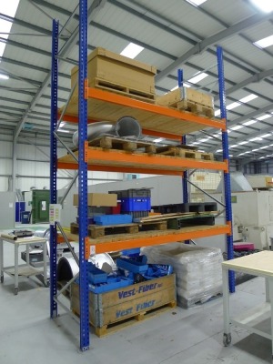 1 bay of boltless steel heavy duty pallet racking 280cm x 600cm (contents not included) - 2