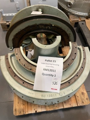 Inlet bearing housing assembly OEM part number: RM 12011 Condition: Engine run