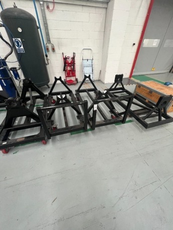 3 Mobile Turbine trolleys and 1 static trolley