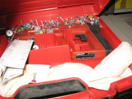 Hilti Power Fastner Nail Gun DXE-72 *** PLEASE NOTE: This lot is offered subject to bulk bid offer on lot 118