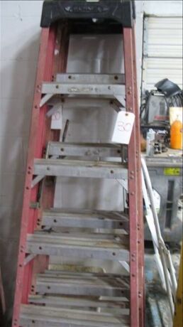 2--asst 6 ft. Fiberglass ladders *** PLEASE NOTE: This lot is offered subject to bulk bid offer on lot 118
