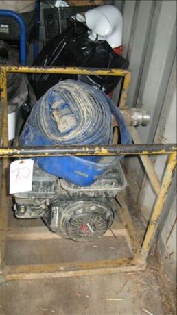 Honda GX130 pump (in trailer) *** PLEASE NOTE: This lot is offered subject to bulk bid offer on lot 118